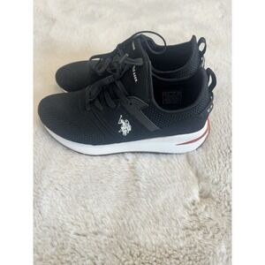 US Polo ASSN Black White Casual Sneakers‎ NW11501 Women Size 8.5